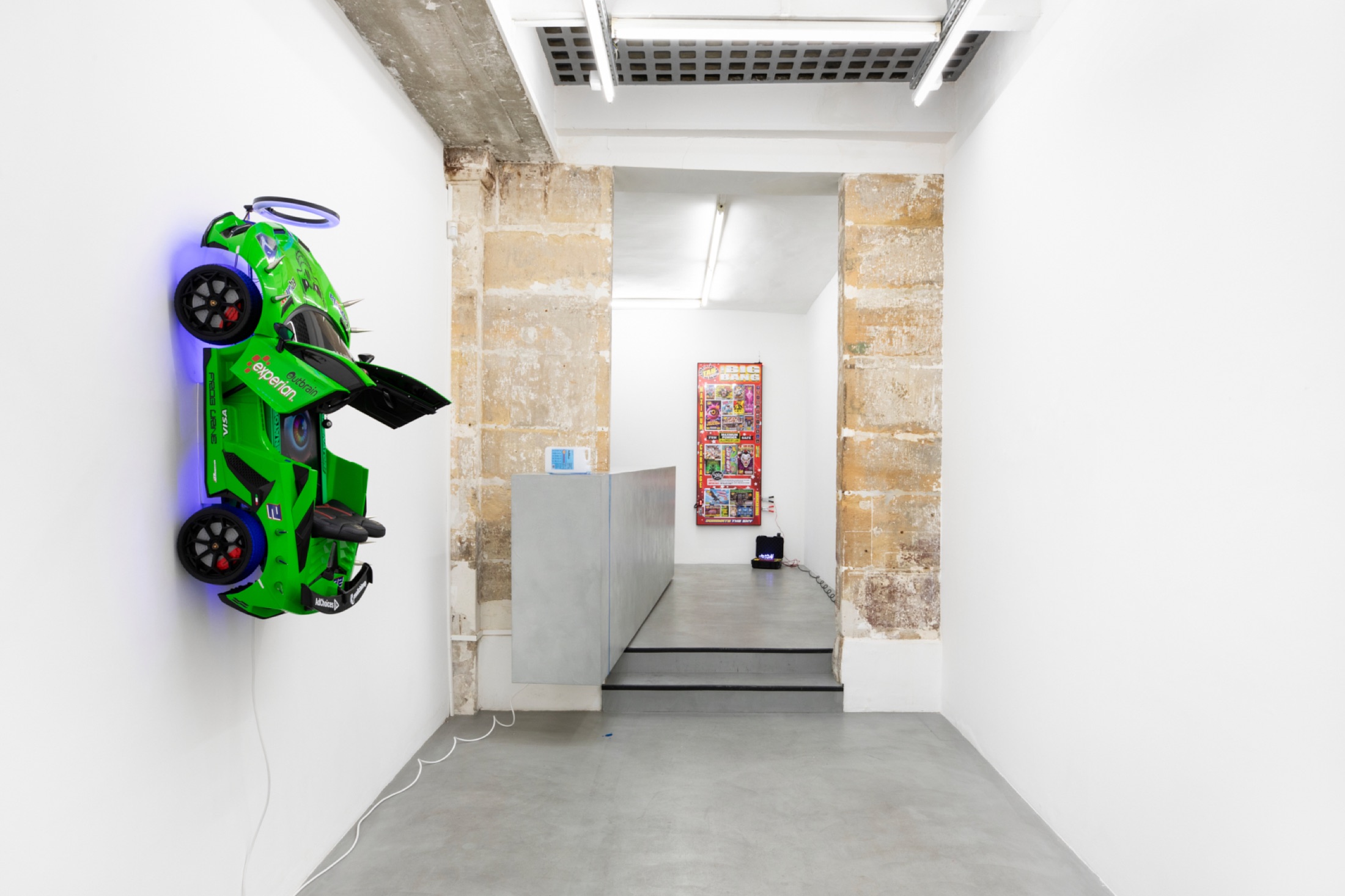 Installation view of Casualty Mosaic, Bremond Capela, Paris, France, 2024